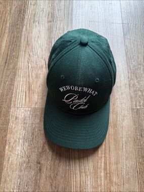 WeWoreWhat Dark Green Embroidered Ladies Club Baseball Cap